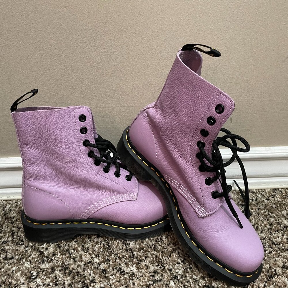 Lilac Doc Martens size 7